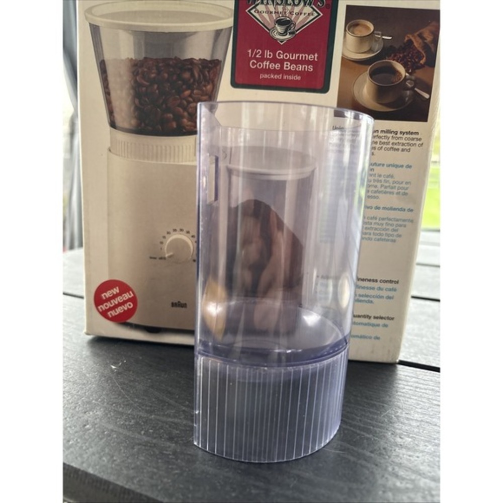 Braun Electric Coffee Espresso Mill Grinder 3045 KMM 30 Grounds Container‎ Only